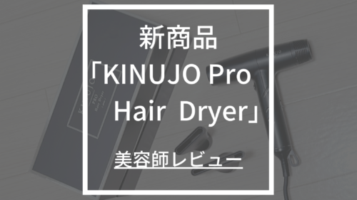 絹女/KINUJO Pro Dryerレビュー